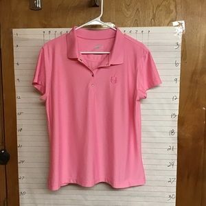? skins WOMAN'S XL polo top,  pink